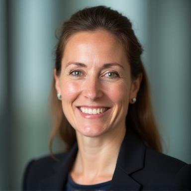 Professionelles Porträt von Dr. Lena Schneider, CTO LogistikPilot